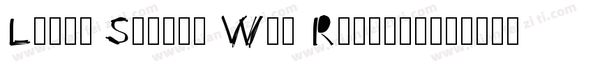 Limon Script W05 Regular字体转换